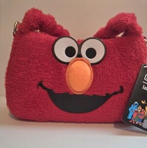 Loungefly Red Elmo Plush Bag
